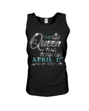 BD This Queen Was Born On Apr 17 Unisex Tank tile