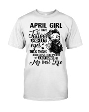 BD - Tatoo April Girl Shirt AD96 Classic T-Shirt front