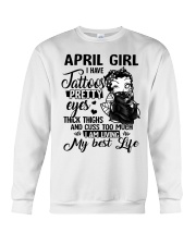 BD - Tatoo April Girl Shirt AD96 Crewneck Sweatshirt tile