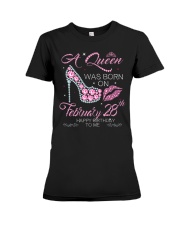 A Queen Was Born On Feb 28 Premium Fit Ladies Tee tile