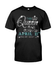 BD This Queen Was Born On Apr 23 Premium Fit Mens Tee tile