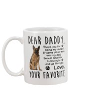 German Shepherd Mug back
