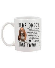 basset hound Mug back