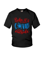 Baby Its Time Outside - Funny Xmas Youth T-Shirt tile