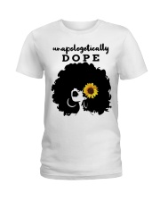 Cool Black Afro Tee Black History Feb Gift T-Shirt Ladies T-Shirt tile