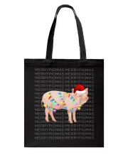 Merry Pigmas Pig Lover Christmas Farmer T-shirts Tote Bag tile