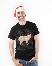 Merry Pigmas Pig Lover Christmas Farmer T-shirts Classic T-Shirt apparel-classic-tshirt-lifestyle-front-90