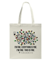 Funny And Cute Shirt For Teacher On Xmas 2020 Tote Bag tile