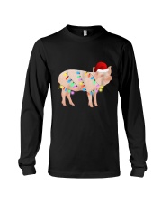 Merry Pigmas Pig Lover Christmas Funny Tees Long Sleeve Tee tile