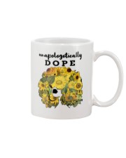 Cool Black Afro Tee Black Sunflower Gift T-Shirt Mug tile