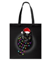 Black Cat Christmas Gift Shirt Xmas Gift Idea Tote Bag tile