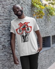 Turkey Shirt - Turkey with Glasses - Thanksgiving Classic T-Shirt apparel-classic-tshirt-lifestyle-front-33