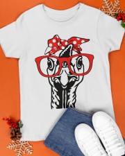 Turkey Shirt - Turkey with Glasses - Thanksgiving Classic T-Shirt apparel-classic-tshirt-lifestyle-front-83