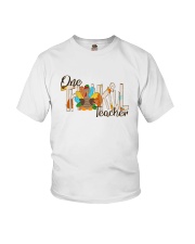 One Thankful Teacher Sweatshirt Turkey Shirt Youth T-Shirt tile