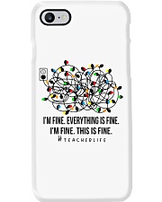 Funny And Cute Shirt For Teacher On Xmas 2020 Phone Case tile