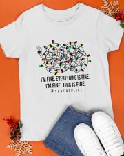 Funny And Cute Shirt For Teacher On Xmas 2020 Classic T-Shirt apparel-classic-tshirt-lifestyle-front-83