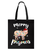 Merry Pigmas Pig Lover Christmas Cool Tees Tote Bag tile