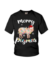 Merry Pigmas Pig Lover Christmas Cool Tees Youth T-Shirt tile