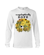 Black Afro Tee Black History Feb Gift T-Shirt Long Sleeve Tee tile