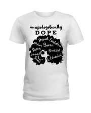 Cool Black Afro Tee Black Proud Gift T-Shirt Ladies T-Shirt tile