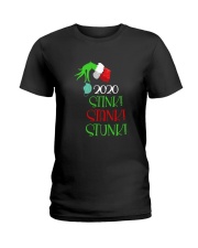 2020 Stink Stank Stunk Matching Christmas shirt Ladies T-Shirt tile