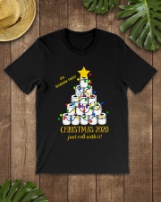 2020 Funny Quarantine Christmas Toilet Paper Tree Classic T-Shirt lifestyle-mens-crewneck-front-18