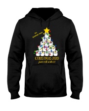2020 Funny Quarantine Christmas Toilet Paper Tree Hooded Sweatshirt tile