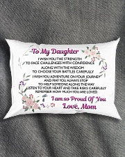 MY DAUGHTER - MOM Rectangular Pillowcase aos-pillow-rectangle-front-lifestyle-1