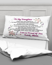 MY DAUGHTER - MOM Rectangular Pillowcase aos-pillow-rectangular-front-lifestyle-03