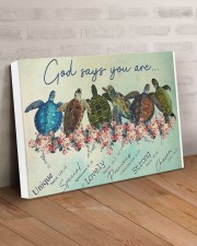 Zalooo Overcome Turtle Wall Art Canvas 24x16 Gallery Wrapped Canvas Prints aos-canvas-pgw-24x16-lifestyle-front-01