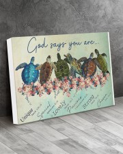 Zalooo Overcome Turtle Wall Art Canvas 24x16 Gallery Wrapped Canvas Prints aos-canvas-pgw-24x16-lifestyle-front-02