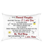 MY DAUGHTER - MOM Rectangular Pillowcase back