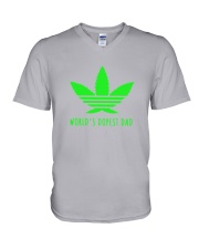 Worlds Dopest Dad V-Neck T-Shirt thumbnail