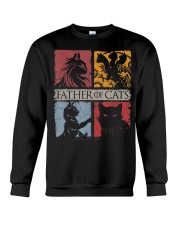 Father Of Cats Shirt Cat Lovers Cat Dad Fabulous G Crewneck Sweatshirt thumbnail