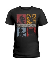 Father Of Cats Shirt Cat Lovers Cat Dad Fabulous G Ladies T-Shirt thumbnail