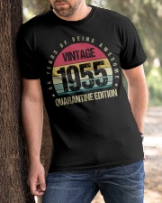 Vintage 1955 Quarantine Edition Birthday Classic T-Shirt apparel-classic-tshirt-lifestyle-front-51