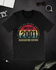 Vintage 2001 Quarantine Edition Birthday Classic T-Shirt lifestyle-mens-crewneck-front-16