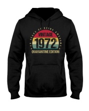 Vintage 1972 Quarantine Edition Birthday Hooded Sweatshirt tile