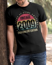 Vintage 2009 Quarantine Edition Birthday Classic T-Shirt apparel-classic-tshirt-lifestyle-front-51