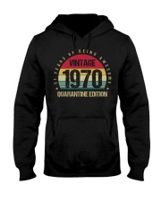 Vintage 1970 Quarantine Edition Birthday Hooded Sweatshirt tile