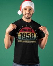 Vintage 1958 Quarantine Edition Birthday Classic T-Shirt apparel-classic-tshirt-lifestyle-front-85