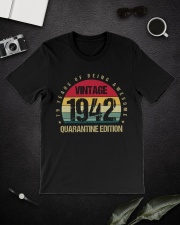 Vintage 1942 Quarantine Edition Birthday Classic T-Shirt lifestyle-mens-crewneck-front-16