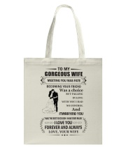Make it the meaningful message to your wife Tote Bag thumbnail
