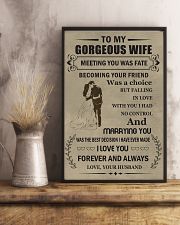 Make it the meaningful message to your wife 11x17 Poster lifestyle-poster-3