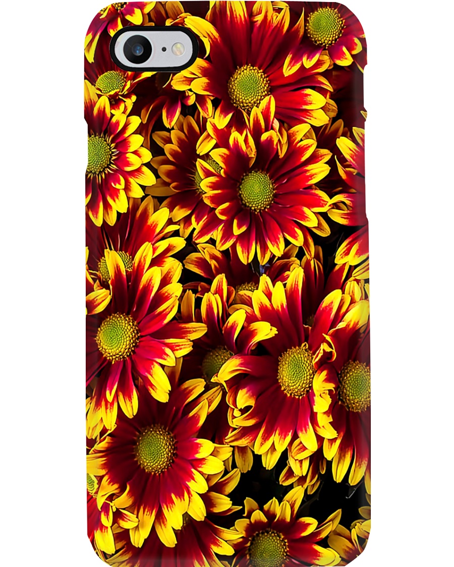 Red Yellow Daisies Phone Case