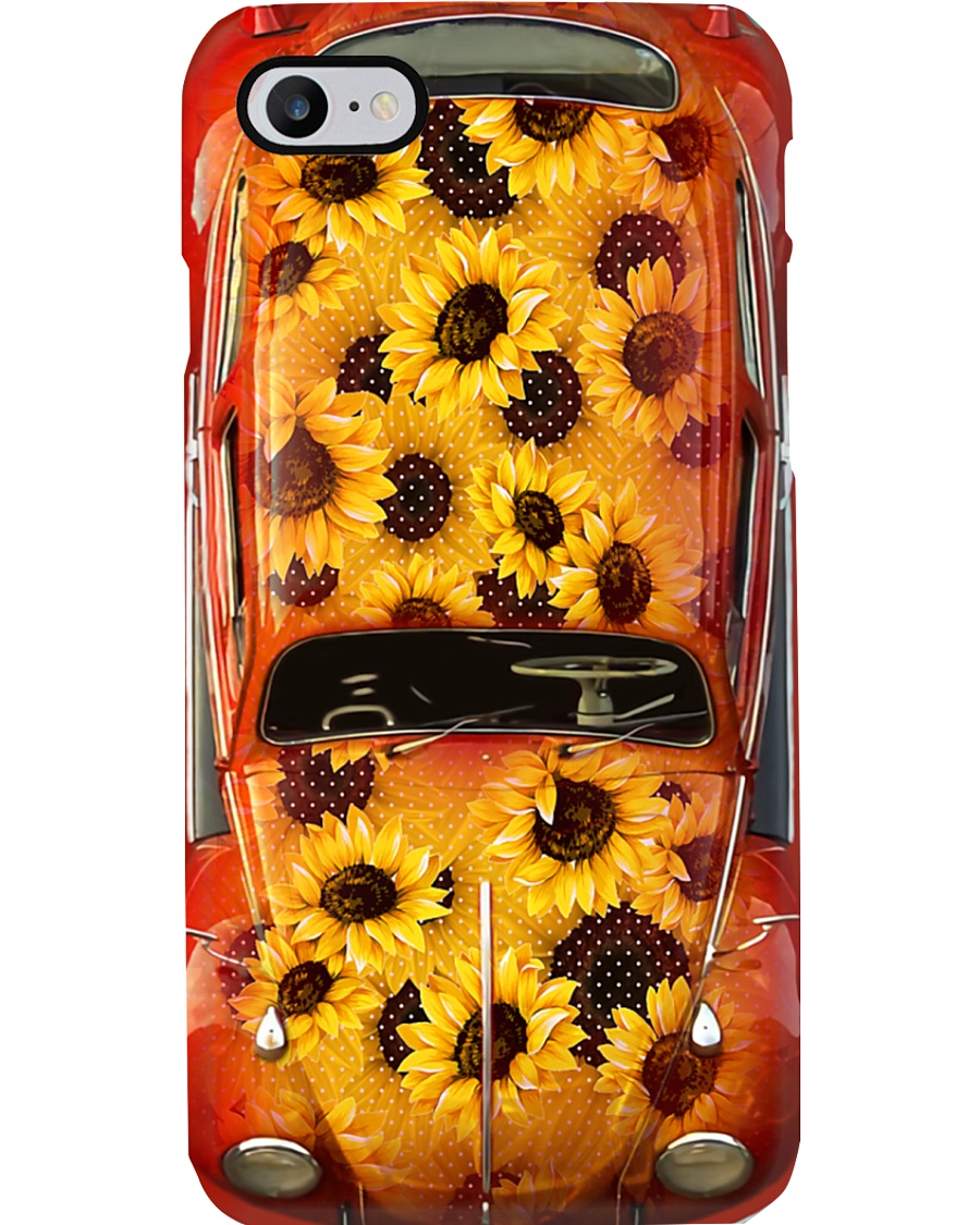 Sunfflower VW Bug Love Phone Case