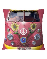 Hippie VW Bug Square Pillowcase thumbnail