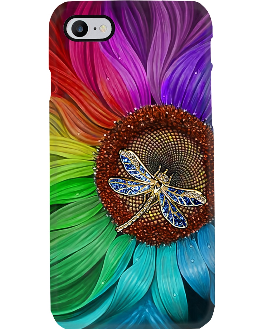 Sunflower - Dragonfly Phone Case