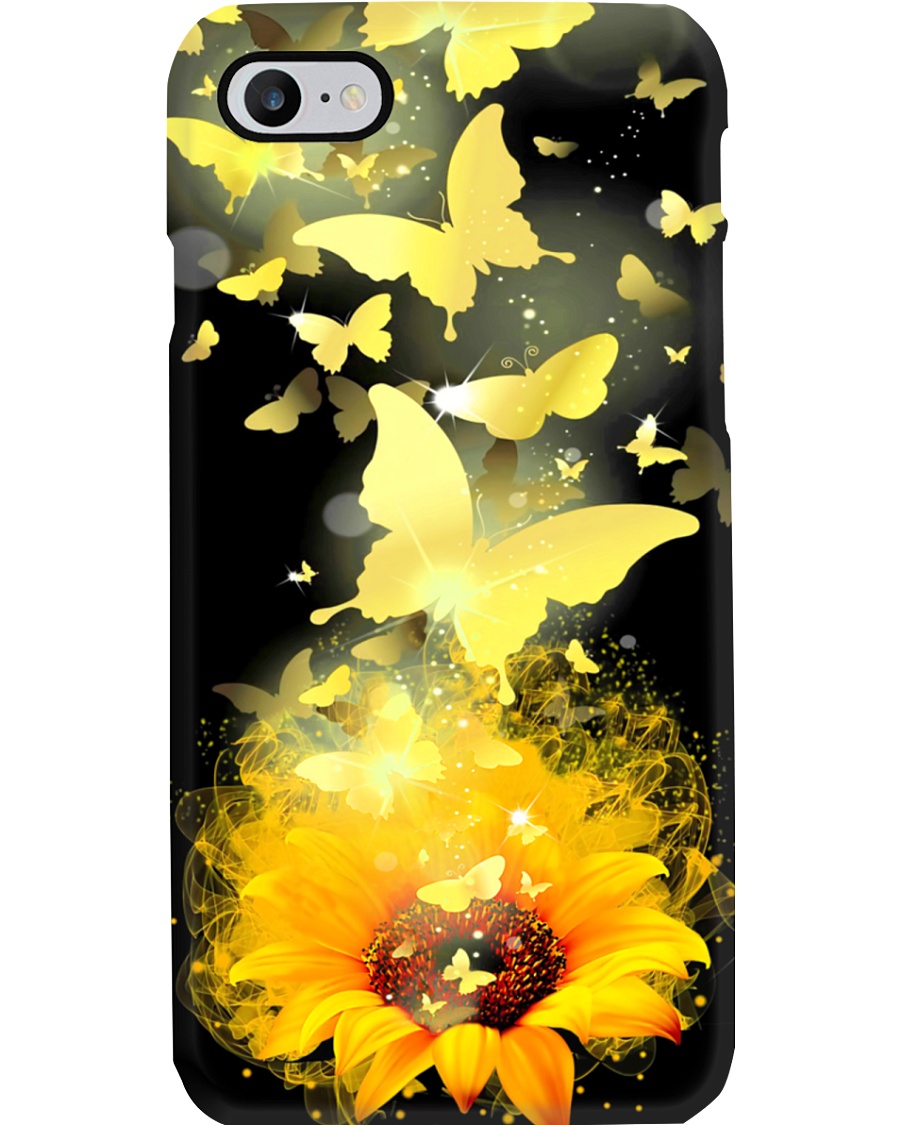 Sunflower Butterfly Phone Case