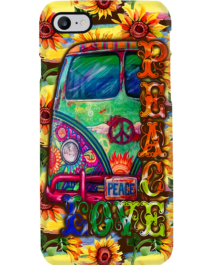 Hippie Peace Love Phone Case